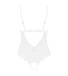 Obsessive - Heavenlly Crotchless Teddy - White - M/L photo-8
