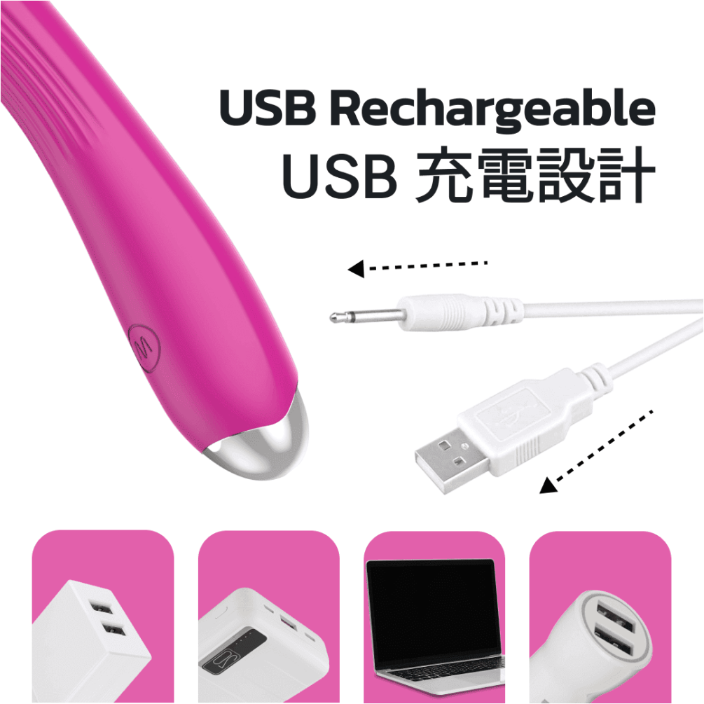 Experience unparalleled pleasure with KIKO’s powerful 10-... KIKO - G-Force Powerful G-Spot Vibrator - Rose Red photo-9