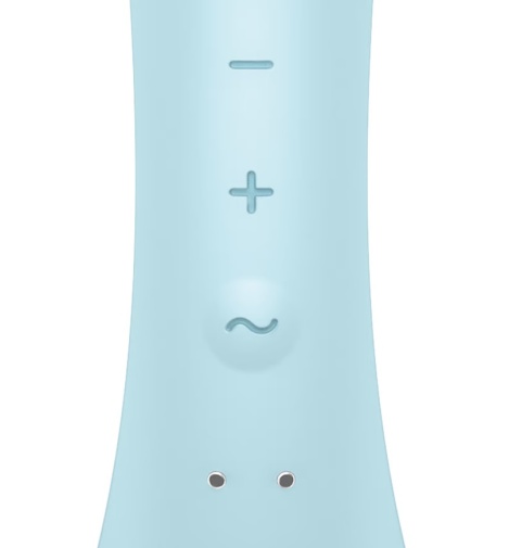 Satisfyer - Triple Oh Rabbit Vibrator - Light Blue photo