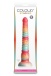 NS Novelties - Colours Stacked  9" 彩色渐层假阳具 - 红/金色 照片-3