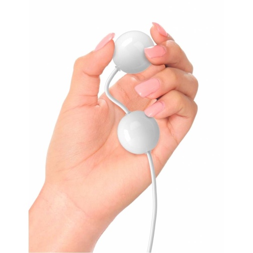 Orion - iSex Vibro Vaginal Balls w USB-charger - White photo