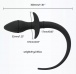MT - Gecko Butt Plug - Black/Blue photo-3