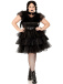 Leg Avenue - Raving Rebel Costume - Black - 1X-2X 照片-4