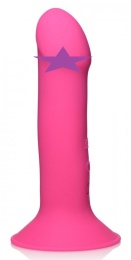 Squeeze-It - 10X Vibro Dildo - Pink photo