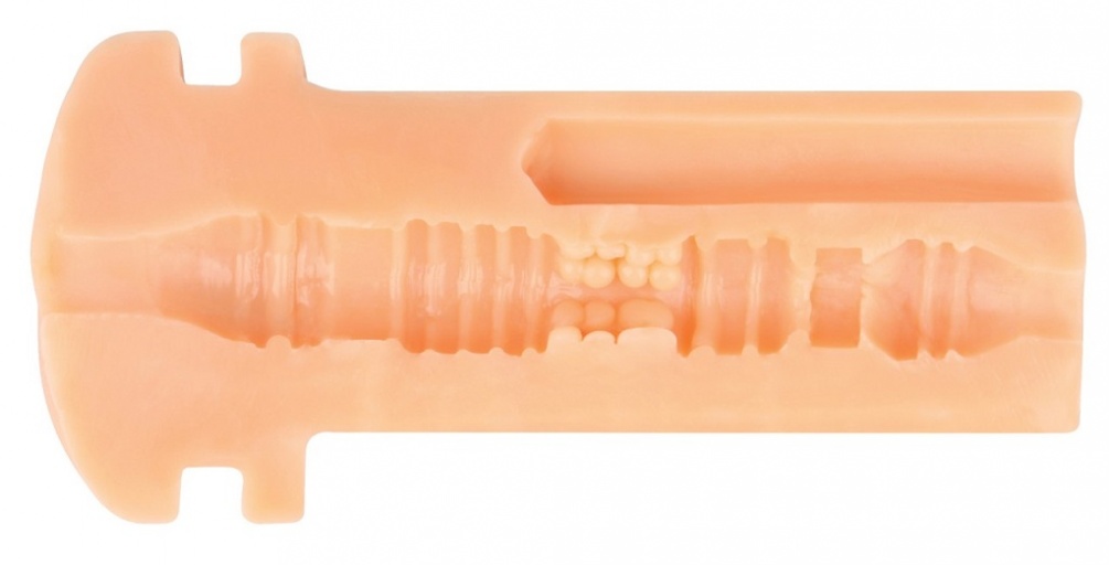 Easy-to-use masturbator in a modern design: its handy outer ... Malesation - Pussy Pleasure Cup Masturbator - Black photo-2