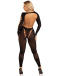 Leg Avenue - Reckless Intentions Bodystocking - Black photo-6