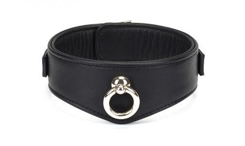 Liebe Seele - Leather Curved Collar - Dark Secret photo