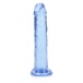 RealRock - 6" Straight Realistic Dildo - Blue photo-3