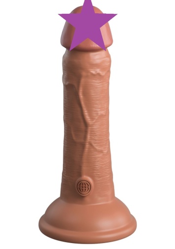 King Cock - 6" Elite 仿真阴茎 - 焦糖色 照片