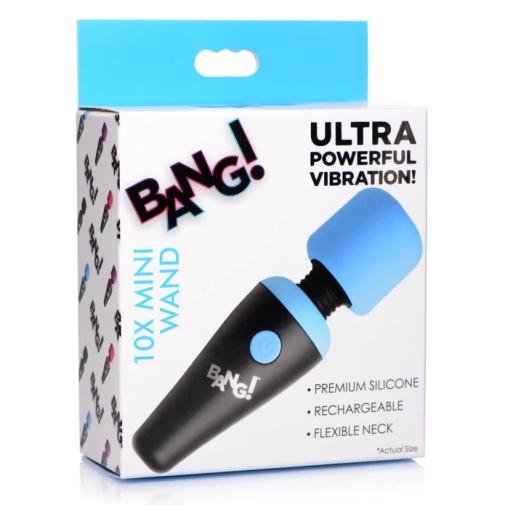 Bang! - 10X 迷你震动按摩棒 - 蓝色 照片