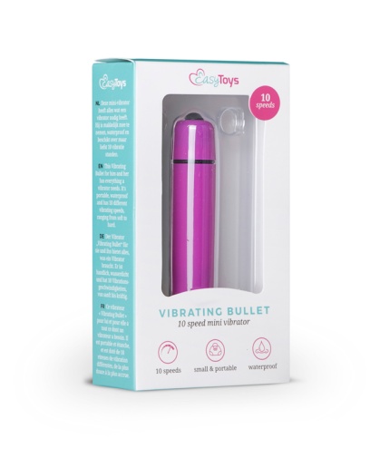 Easytoys - 10 速度模式 子弹震动器 - 紫色 照片