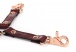 Liebe Seele - 4-Way Leather Hogtie w Clips - Wine Red photo-3