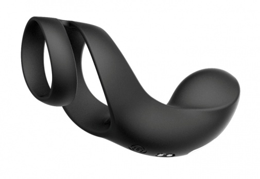 SVAKOM - Benedict Double Ring Perineum Stimulator - Black photo