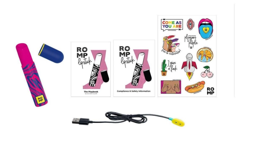 ROMP Lipstick is a clitoral stimulator featuring Pleasure Ai... Romp - Lipstick - Pink photo-8