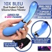 Prisms Erotic Glass - G-Spot Dual Ended Vibrator - Blue photo-5
