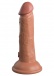 King Cock - 6" Elite 仿真阴茎 - 焦糖色 照片
