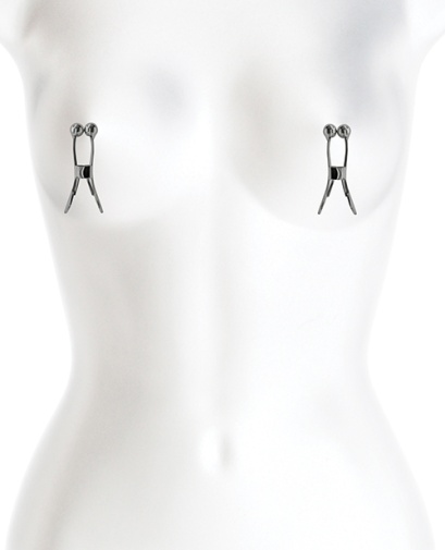 NS Novelties - Bound C1 Nipple Clamps - Gunmetal photo