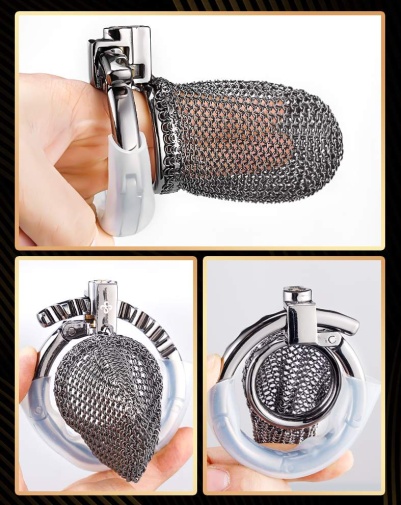 Sevanda - Hauberk Chastity Cage L - Black photo