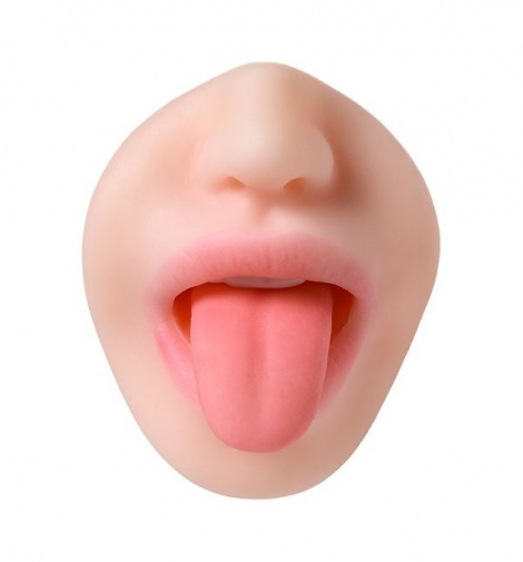 Juicy Pussy - Fruity 舌頭雙屄自慰器 - 膚色 照片