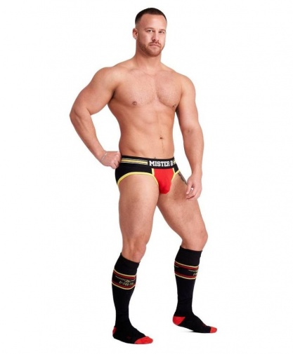 Mister B - Urban Brussels Jock Brief - Red - S photo