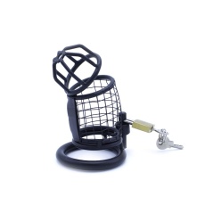Kiotos - Squares Chastity Cage - Black photo
