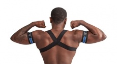Mister B - Urban Club X-Back Harness - Striped Blue photo