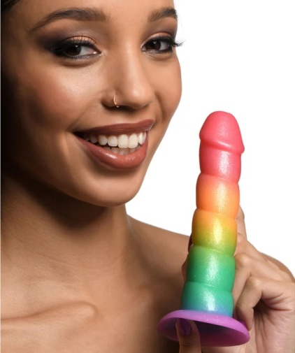 Simply Sweet - Swirl Dildo - Rainbow photo
