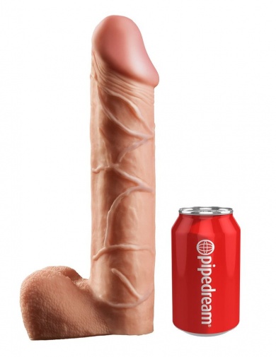 King Cock - Hollow Strap On 12″ - Flesh photo