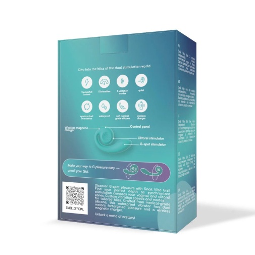 SVibe - Snail Gizi Dual Vibrator - Tiffany 照片