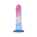 Icon Brands - Shades Jelly Spiral Dildo S - Pink/Blue photo