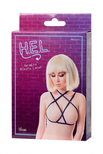 H.E.L. - Hloe 束帶內衣 - 黑色 照片