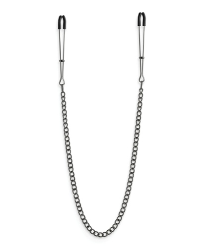 NS Novelties - Bound DC3 Nipple Chain Clamps - Gunmetal photo