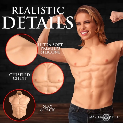 Master Series - Ripped Silicone Male Chest S 照片