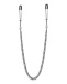 NS Novelties - Bound DC3 Nipple Chain Clamps - Gunmetal photo