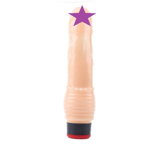 Chisa - 7.6″ 震動假陽具 TPE - 肉色 照片