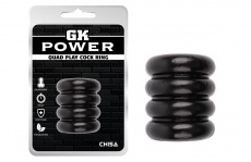 Chisa - Quad-play Cock Ring - Black photo