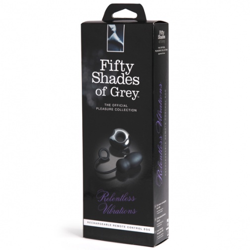 Fifty Shades - Relentless 無線遙控震蛋 - 黑色 照片
