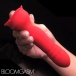 Bloomgasm - Rose Delight Thrusting Vibrator - Red photo-5