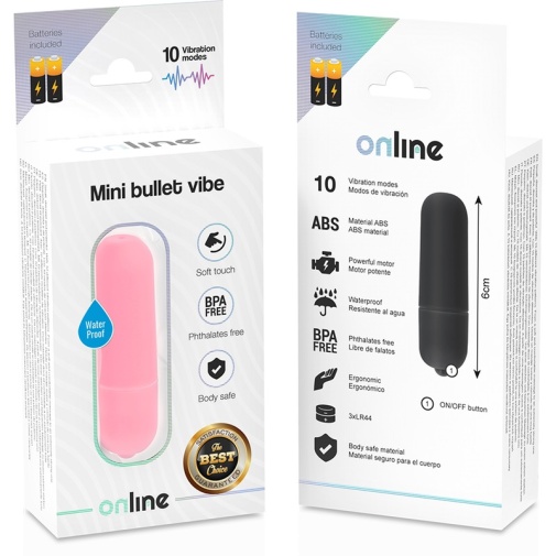 Online - Mini Bullet Vibe - Pink photo
