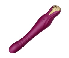Zalo - King APP Thrusting Vibrator - Velvet Purple photo
