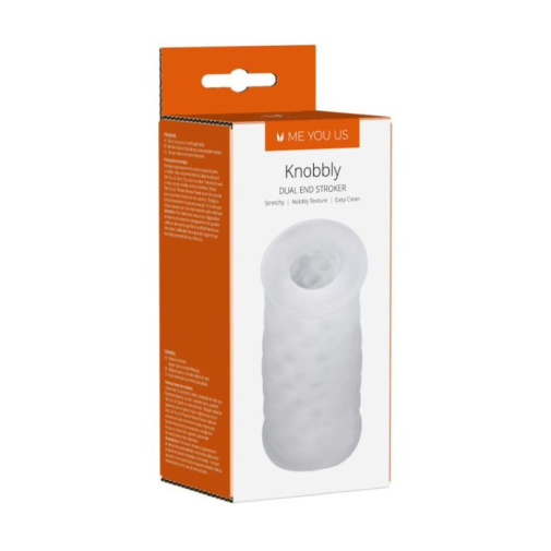 Me You Us - Knobbly Dual End Stroker - Clear photo