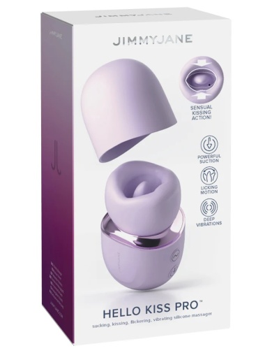 JimmyJane - Hello Kiss Pro Flickering Vibrator - Purple photo