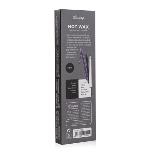 Easytoys - Sensual Hot Wax Candles 3 pcs photo