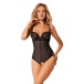 Obsessive - Serena Love Crotchless Teddy - Black - M/L photo