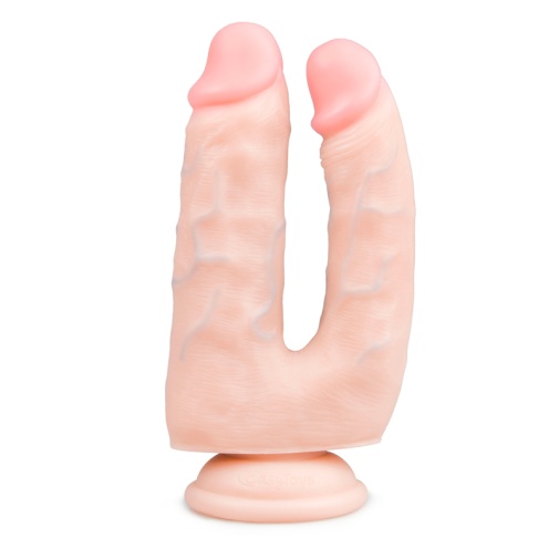 Easytoys - 双头仿真阳具 15cm - 肉色 照片