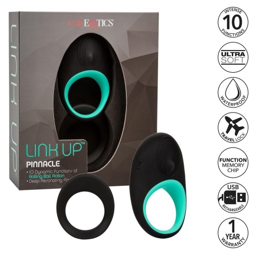 CEN - Link Up Pinnacle Vibro Ring - Black photo
