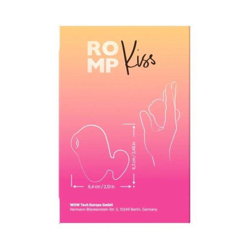 Romp - Kiss 迷你阴蒂吸啜器 - 粉红柠檬 照片