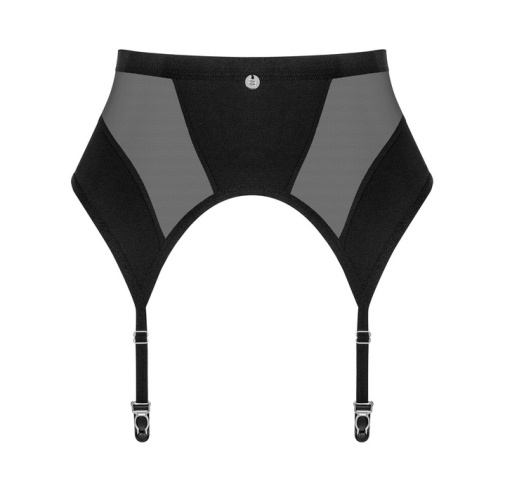 Obsessive - Chic Amoria Garter Belt - Black - XL/XXL photo