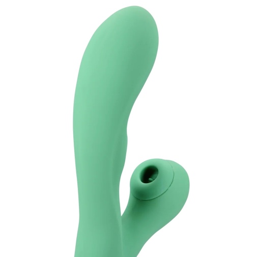 Loveline - Flickering Rabbit Vibrator - Green photo