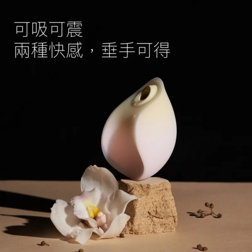 Floon - 1+1 Pleasure Combo Vibrator Set - Evening Sky photo